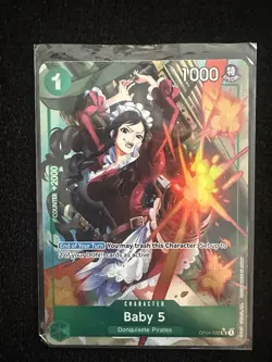 Baby 5 One Piece TCG Premium Booster OP04 Alt Art Rare AAR PRB01 - Image 1