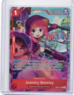 One Piece Card Game Jewelry Bonney EB04-002 Alt Art OP14/ENGLISH/NM - Image 1