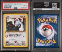 Pokemon TCG - WOTC 1st Edition Neo Genesis Lugia 9/111 Holo Rare PSA 4 - Image 3