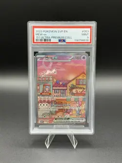 Pokemon 151 MEW ex Special Illustration Rare Black Star Promo 053 PSA 9 Mint💥D - Image 1