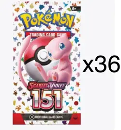 Pokemon TCG Scarlet & Violet 151 Booster Pack Lot Of 36 Booster Box Equivalent - Image 2