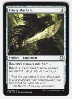 TRUSTY MACHETE - Magic: The Gathering - Swanland LP - Image 1