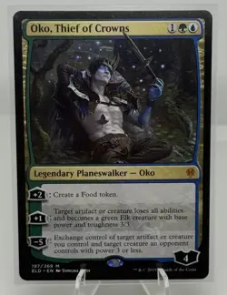 MTG Oko, Thief of Crowns Throne of Eldraine 197/269 Regular Mythic Magic NM - Image 1