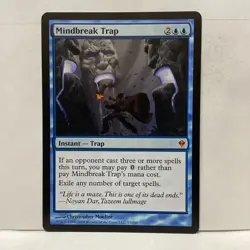 MTG Mindbreak Trap Magic: The Gathering Zendikar Mythic #57 - Image 1