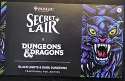 MTG Secret Lair x D&D: Black Lights & Dark Dungeons Foil Edition SEALED - Image 1