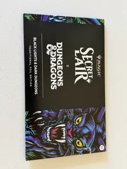 MTG Magic The Gathering Black Lights & Dark Dungeons Secret Lair FOIL In Hand - Image 2