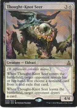 MTG: Oath of the Gatewatch: Thought-Knot Seer: Lightly Played Condition - Image 1