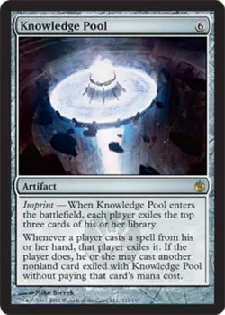 Heavy Play, English MTG Regular Knowledge Pool Mirrodin Besieged Magic the Gathe - Image 1