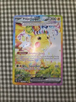 Pokemon Pikachu ex 238/191 Surging Sparks Special Illustration Rare Holo - Image 1