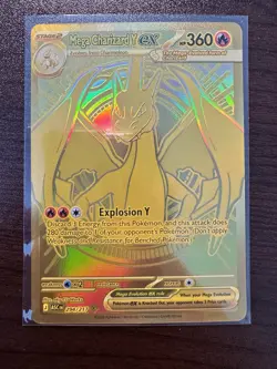 Pokemon Mega Charizard Y ex 294/217 Gold - 2026 Ascended Heroes Mega Hyper Rare - Image 1