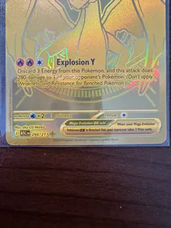 Pokemon Mega Charizard Y ex 294/217 Gold - 2026 Ascended Heroes Mega Hyper Rare - Image 4