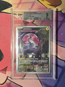 Pokemon TCG Miraidon SVP Black Star Promos Holo Card SVP013 Beckett Mint 9 - Image 1