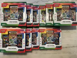 Pokemon First Partner Illustration Collection Series 1, Lot of 10 - Image 1