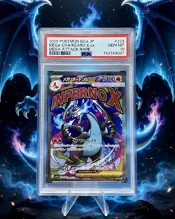 2025 POKEMON JAPANESE M2A-MEGA DREAM EX #223 MEGA CHARIZARD X EX PSA 10 - Image 1