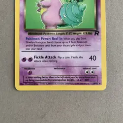 Dark Slowbro 29/82 Team Rocket Pokemon Rare Unlimited NM Near Mint - Image 3