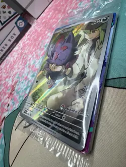 N’s Zorua Promo #189 Pokemon Center Stamp-Sealed - Image 1