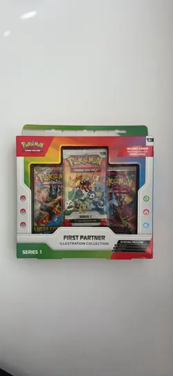 Pokemon First Partner Illustration Collection Series 1 Box Booster Promo - Image 1
