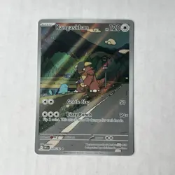 Pokemon Kangaskhan Illustration Rare Holofoil SV10: Destined Rivals 204/182 NM - Image 1