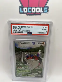 2023 Pokemon KORAIDON Promo #014 English Black Star PSA 9 mint - Image 1