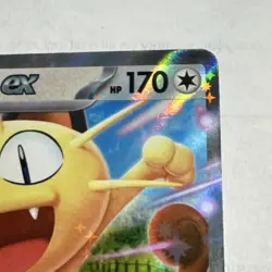 Pokemon TCG Meowth EX Holo Basic 170 HP POR 062/088 Cat 2016 - Image 3