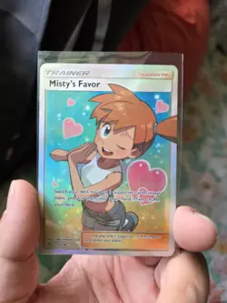 Pokemon Misty's Favor Full Art Ultra Rare Holo Trainer Sm-Unified Minds 235/236 - Image 1