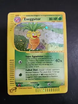 Pokemon EXEGGUTOR Holo Rare 2003 Aquapolis H10/H32 - Image 1