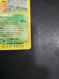 Pokemon EXEGGUTOR Holo Rare 2003 Aquapolis H10/H32 - Image 2