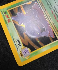 Muk Fossil Holo Rare 13/62 1999 Pokemon Wotc Vintage - NM - Image 2