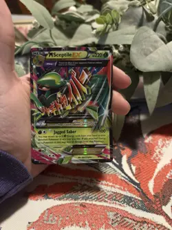 Pokemon M Sceptile EX 8/98 XY Ancient Origins Mega Ultra Rare Holo - Image 1