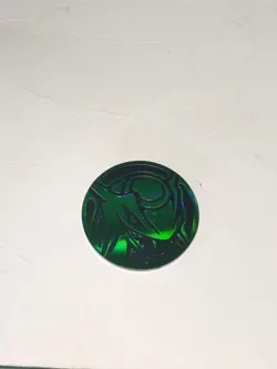Pokemon Rayquaza Coin Green Holofoil Official Tcg Celebrations - Image 4