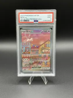 Pokemon 151 MEW ex Special Illustration Rare Black Star Promo 053 PSA 9 Mint💥C - Image 1