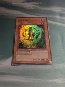 Yu-Gi-Oh TU01-EN003 Krebons Super Rare Holo Foil Turbo Pack Light Play - Image 1