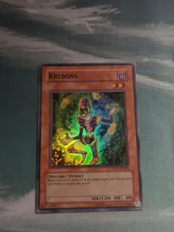 Yu-Gi-Oh TU01-EN003 Krebons Super Rare Holo Foil Turbo Pack Light Play - Image 2