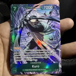 One Piece - Kuro OP15-025 Alternate Art - Adventure on Kami's Island NM - Image 1