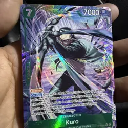 One Piece - Kuro OP15-025 Alternate Art - Adventure on Kami's Island NM - Image 2