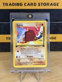 1st Edition Diglett 52/82 - Team Rocket - Pokemon Card - Near Mint (NM) #2 - Image 1