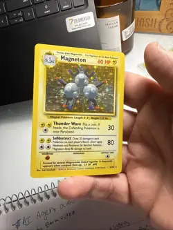 Pokemon Base Set Magneton Holo Card 009/102 WOTC - Image 4