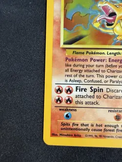 Charizard 004/102 Base Set Holo Pokemon TCG Card Rare NM LP PSA Very Clean! ENG - Image 5