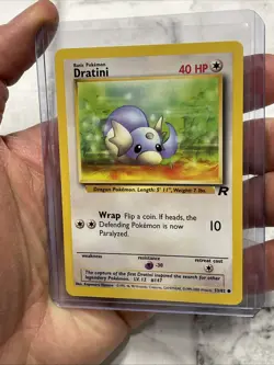 Pokemon TCG Dratini Team Rocket 53/82 Regular Common Card Vtg Unlimited NM/MT - Image 2