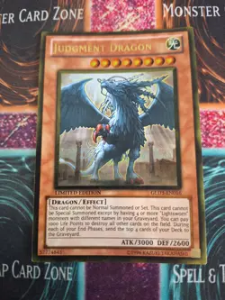 Yugioh Judgment Dragon GLD3-EN016 Gold Rare Limited NM/LP - Image 1