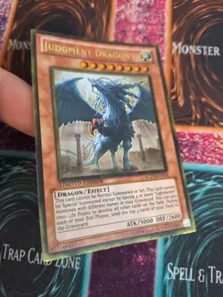 Yugioh Judgment Dragon GLD3-EN016 Gold Rare Limited NM/LP - Image 2