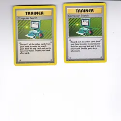 1999 Pokemon - Computer Search - 2 card lot (2 variations) (POK) - Image 1