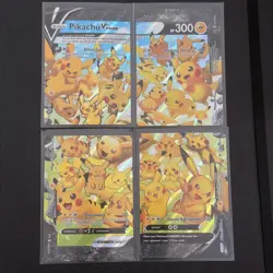 Pokemon Pikachu V-UNION 4-Card Holo Set SWSH112-115 V-UNION Rule English - Image 1