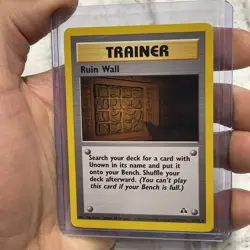 Pokemon Ruin Wall 74/75 N2 Neo Discovery Unlimited NM/MT Uncommon Vintage Card - Image 2