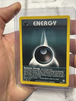 Vintage Pokemon Neo Genesis Darkness Energy 104/111 Rare Vtg NM/MT Pokemon Card - Image 2