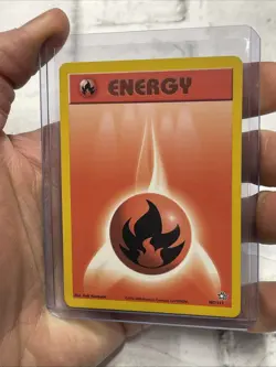Fire Energy - 107/111 - Common - Unlimited Edition Neo Genesis Vintage NM Card - Image 2