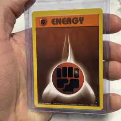 Fighting Energy 127/132 Gym Challenge Regular - Pokemon Card Vintage Pokemon NM - Image 2