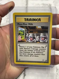 MOO-MOO MILK - Neo Genesis Set - 101/111 Common - Unlimited - Pokemon Card - NM - Image 1