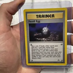 Pokemon Neo Discovery Trainer Card Vintage Fossil Egg 72/75 NM Near Mint Vtg TCG - Image 1