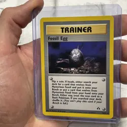 Pokemon Neo Discovery Trainer Card Vintage Fossil Egg 72/75 NM Near Mint Vtg TCG - Image 2